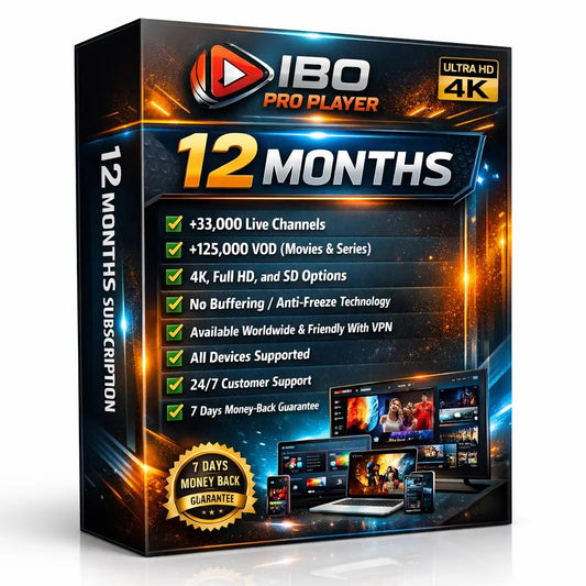 IBO Player 12 Month Plan – Annual subscription Ma boutique